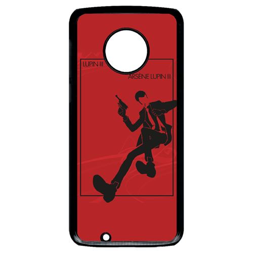 Coque motorola moto g6 lupin 3 arsene lupin 3