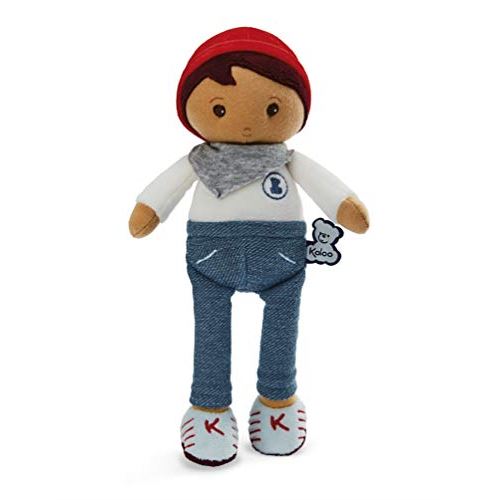 Kaloo Tendresse-Ma 1ère poupée en Tissu Eliott K 25 cm, K962098, Bleu Blanc