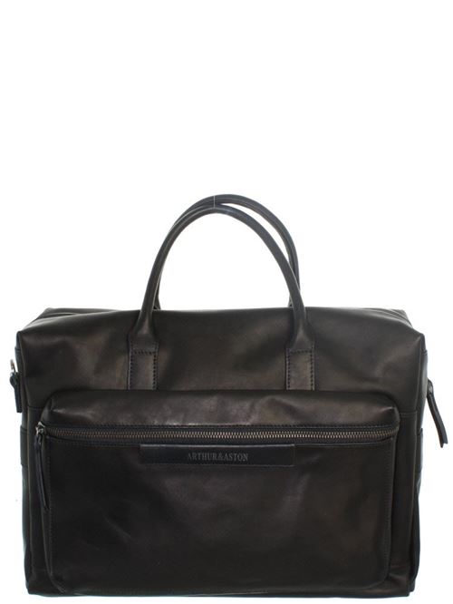 Arthur & aston - Serviette Arthur et Aston cuir ref_ast43696 A Noir 40*33*9