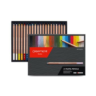 Boîte carton de 40 Pastel Pencils - Caran d'Ache - 1