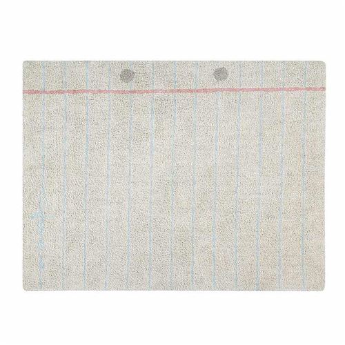 Tapis coton motif notebook -- 120 x 160 - Lorena Canals