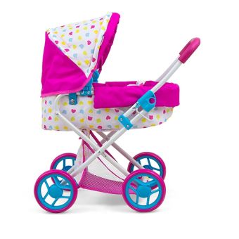 Mindy Poussette Landau Pour Poupons Poupees Avec Nacelle Rose Accessoire Poupee Achat Prix Fnac