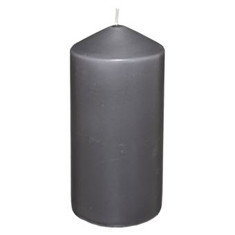 Comptoir de la Bougie - Bougie Ronde Hugo 14cm Gris - 1