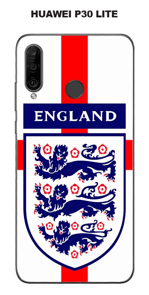 Coque Huawei P30 Lite design Foot Angleterre fond drapeau