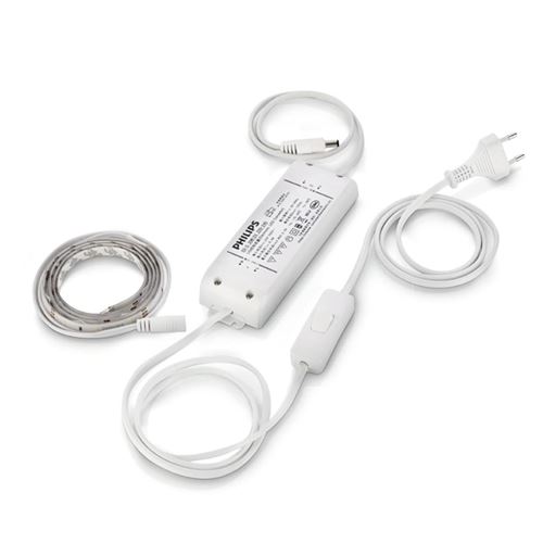 Philips - Eclairage d'ambiance Lightstrips Extend L1m LED - Blanc