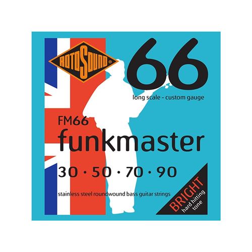 Rotosound Fm66 Funkmaster - Jeu De Cordes Basse - 30-90