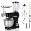 Robot multifonctions 5l 1000w noir avec hachoir et blender 1,5l en verre Robby robimix noir