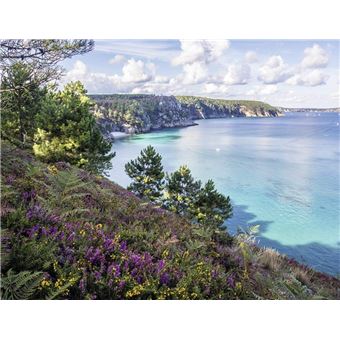 Puzzle adulte  2000 pieces : les belles plages de bretagne : le crozon - nathan collection mer - 1