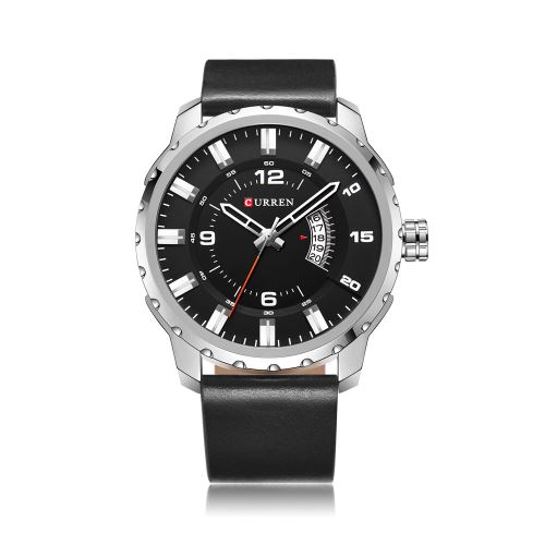OHP Montre Homme Quartz Noir Luxe CURREN 8245