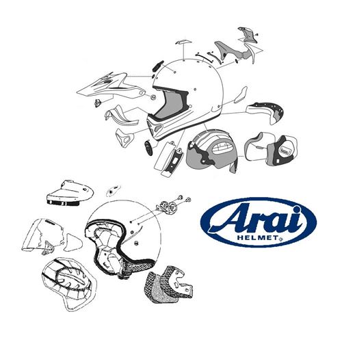 Platine écran ARAI SZ-R VAS-Z White