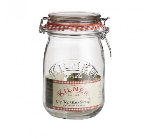 Bocal à conserves avec clip kilner 1l