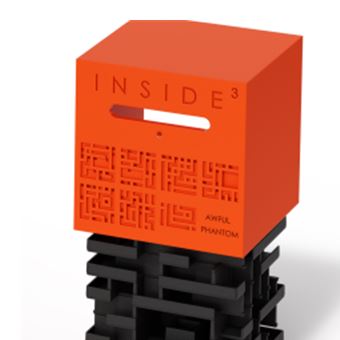 Jeu de société Inside3 Cube Labyrinthe Awful Phantom Rouge