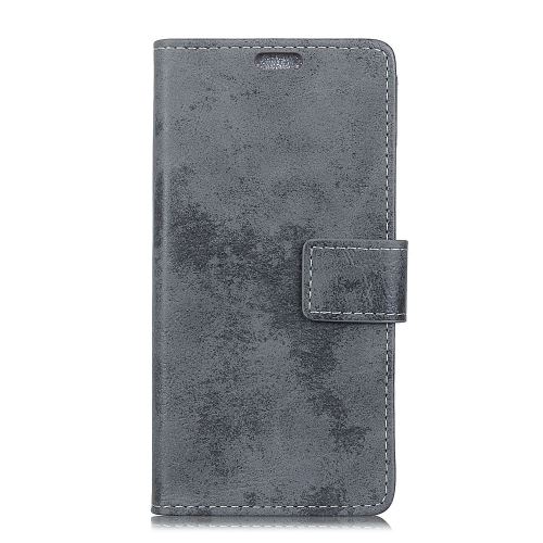 Etui en PU gris vintage pour Sony Xperia XA2