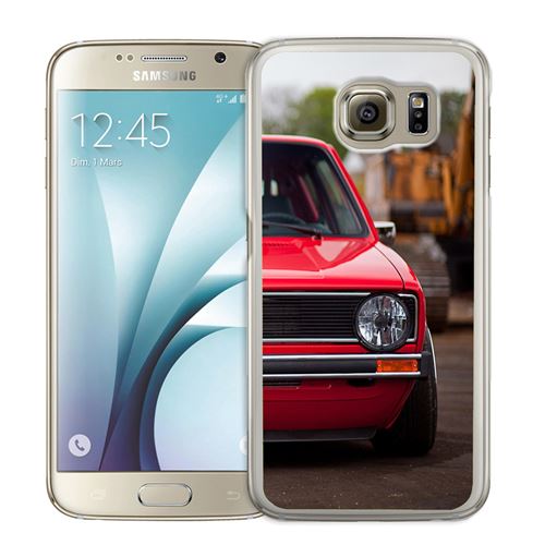 Coque pour Samsung Galaxy S6 Edge vw golf vintage