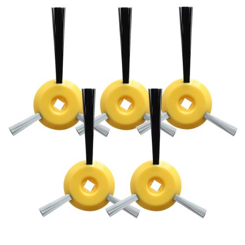5xReplacement Brosse latérale Pièces pour ION Shark Robot Aspirateur RV700 Jaune