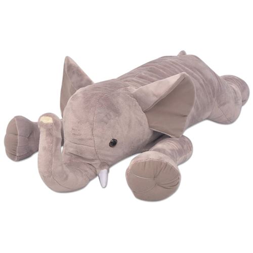 vidaXL Éléphant jouet en peluche XXL 120 cm