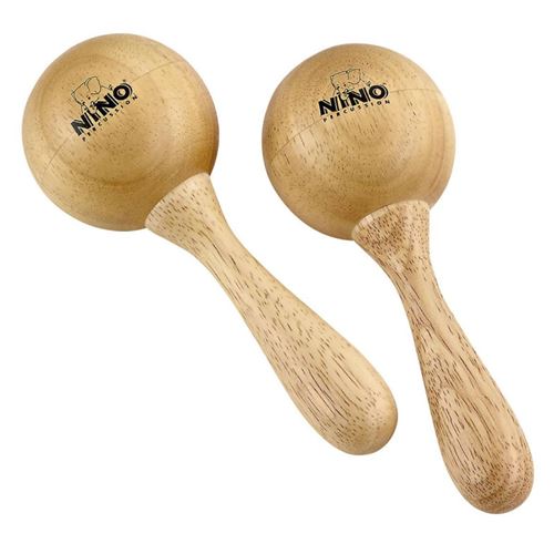 Paire de maracas en bois - moyen modèle - NINO8