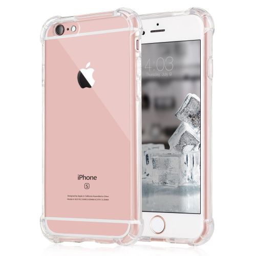 Protection souple transparente aux angles renforcés de téléphone pour le iPHone 7 de Vshop