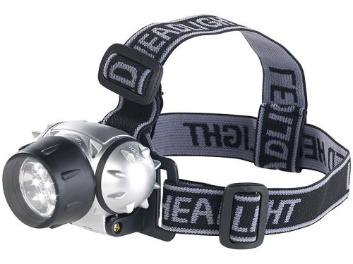 Lampe frontale à 7 LED 30 lm / 0,3 W et 3 niveaux de luminosité