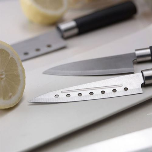 Couteaux acier inoxydable avec base de carbone (4 pièces) - Cuisine