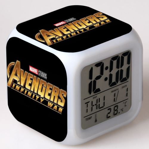 Stack Multicolore Réveil Enfant Led Multifonctionnel Coloré - Avengers #21