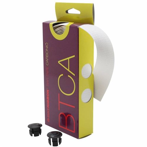 Ruban de guidon bikeribbon carbone blanc