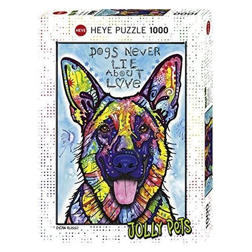 Heye Dogs Never Lie 1000 Piece Dean Russo Jigsaw Puzzle
