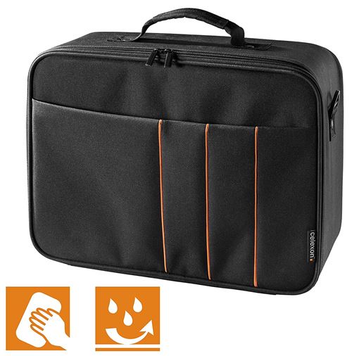 Celexon 1091410 étui pour projecteur Polyester Black - Étuis pour projecteur (320 x 230 x 100 mm)