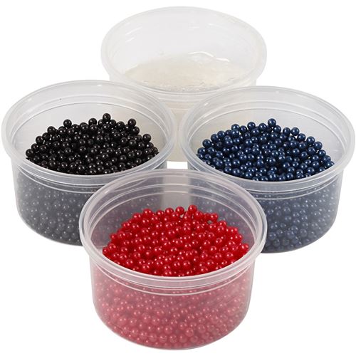 Creotime pearlfoam clay bleu foncé/rouge/noir 4 pièces