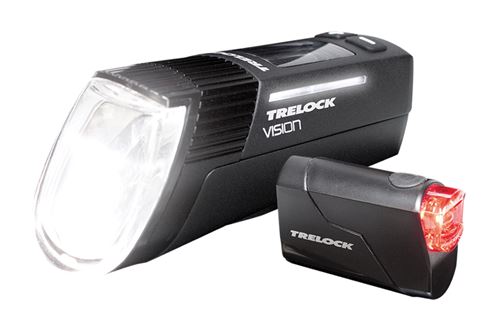 Trelock set d'éclairage LS 760 I-Go Vision100 Lux noir