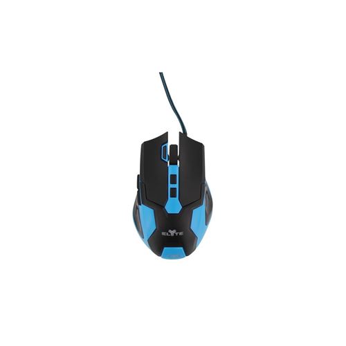 T'nB Elyte Fury - muis - USB - zwart, blauw