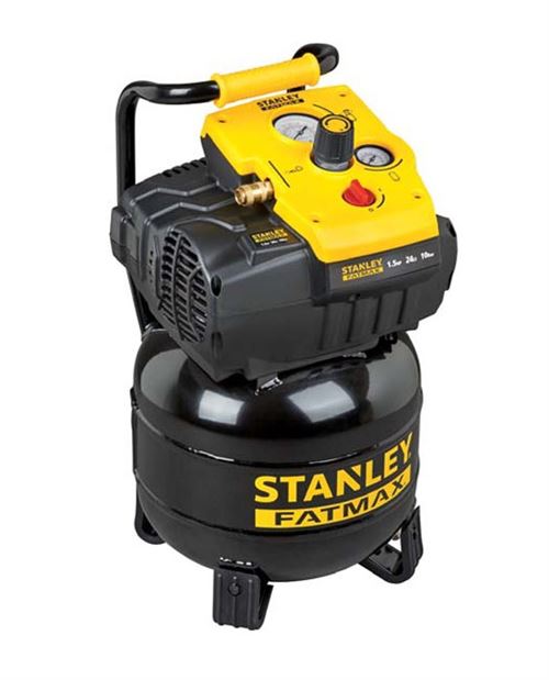 Stanley - Compresseur Sans Huile Vertical 24L 1,5Hp