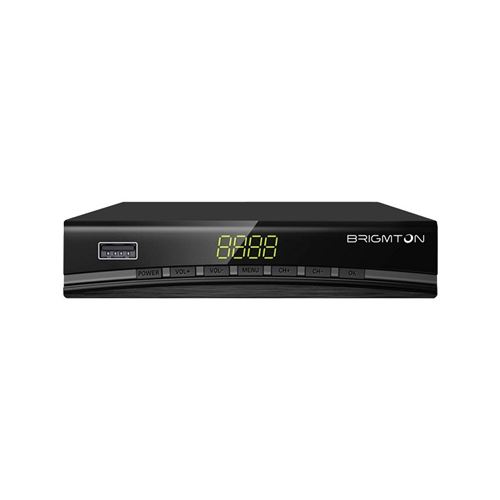 Récepteur TNT BRIGMTON BTDT2-918 Full HD USB HDMI Noir