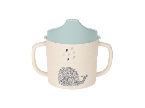 Lassig - Tasse d?apprentissage bambou Little Water Baleine