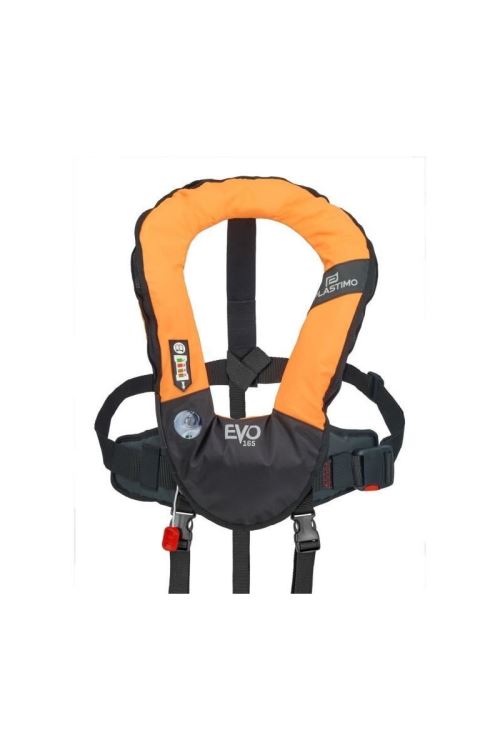 PLASTIMO Gilet de sauvetage Evo 165N Manuel avec harnais - Orange