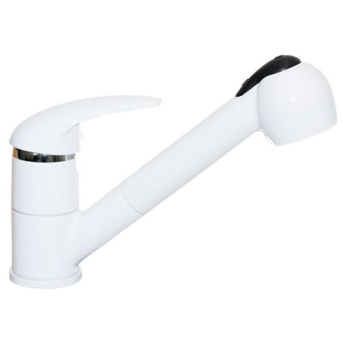 50 Sur Robinet Mitigeur Blanc Evier De Cuisine En Laiton A