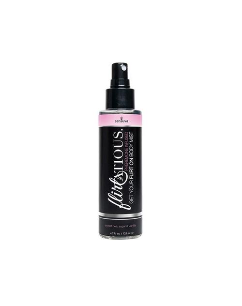 Brume de corps phéronmone flirtatious vanille, sucre & pois de senteur 125 ml sensuva 7549
