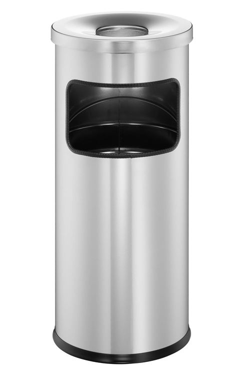 durable durable corbeille à papier safe, avec couvercle étouffoir noir