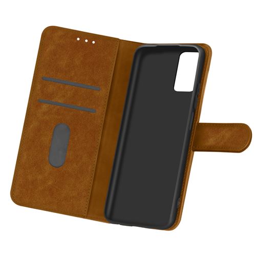 Étui pour Samsung Galaxy A32 Folio Intégrale Porte-carte Fonction Support Marron