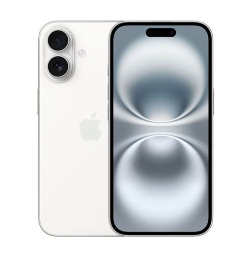 Apple iPhone 16 6,1"" 256Go Blanc Reconditionné avec batterie neuve État correct - N/A reconditionné disponible sur Fnac
