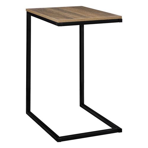 Non Communiqué Marron Table D'appoint Métal Et Bois Atmosphera