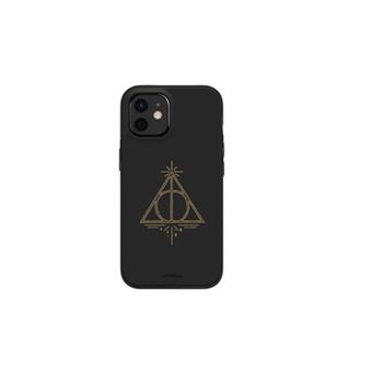 Coque solidsuit pour apple iphone 12 / 12 pro - noir - harry potter - deathly hallows - rhinoshield™ - 1