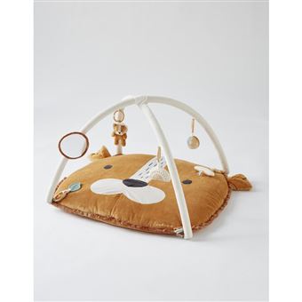 Tapis d'éveil Babou veloudoux Babou & Kendi - NOUKIE 'S - Marron - 1
