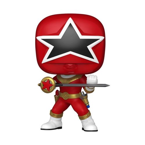 Non Communiqué Rouge Figurine Funko Pop! N°1714 | Power Rangers | Power Rangers Zeo | Ranger