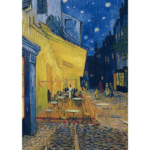 Non Communiqué Puzzle 1000 Pièces Collection Art : Terrasse De Café La Nuit