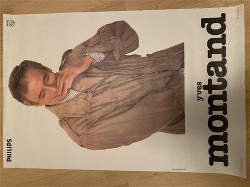 Yves MONTAND - Philips Promotion - 40x60cm - Affiche État correct - N/A reconditionné disponible sur Fnac