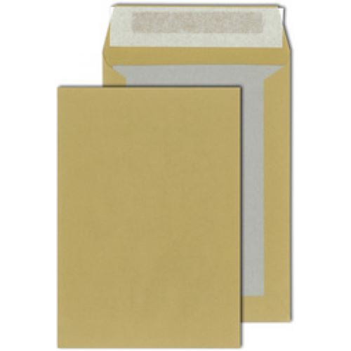 mailmedia mailmedia pochettes avec dos en carton c5, sans fenêtre, noir
