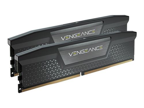CORSAIR Vengeance - DDR5 - kit - 32 Go: 2 x 16 Go - DIMM 288 broches - 6000 MHz / PC5-48000 - CL40 - 1.35 V - noir