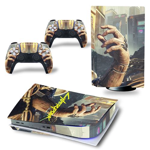 Autocollant Sticker pour Sony PS5 Édition numérique, Lyber punk-853