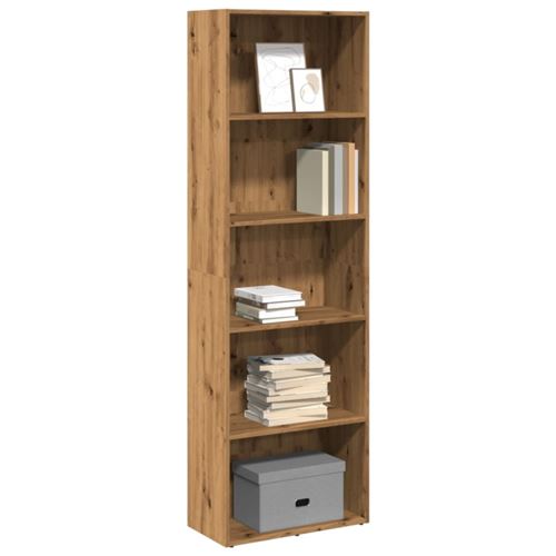 Vidaxl Bibliothèque Chêne Artisanal 60X30x189 Cm - Image 3